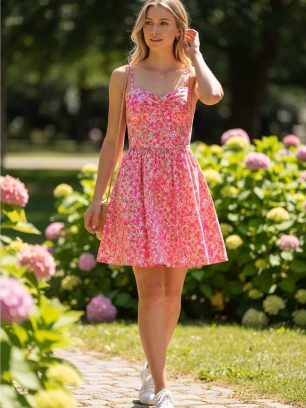 Lilly Pulitzer Pink Floral Mini Dress